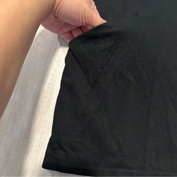 J. Jill Pure Jill Black Curved Seam Tunic Tunic Top Sz S - Picture 5 of 9